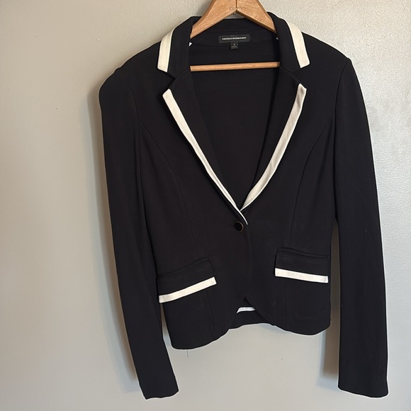 Express Jackets & Blazers - Express Design Studio Blazer Black and White Jacket